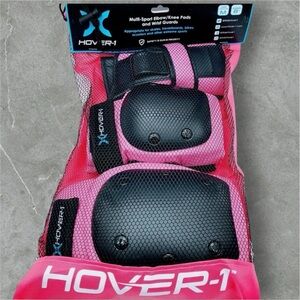 🆕Kid’s 8yrs+ Pink and Black Protective Gear Set